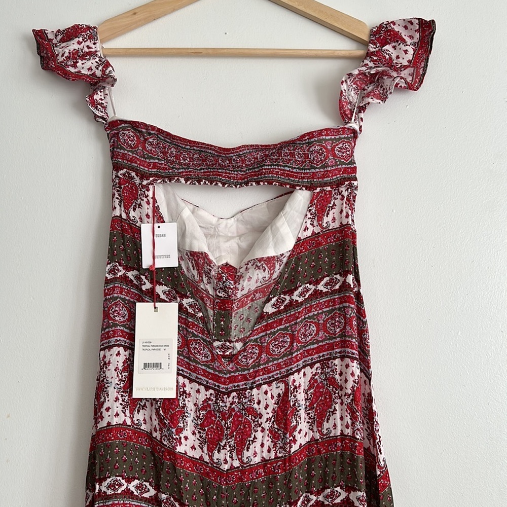 tropical paradise pink maxi dress - Picture 2 of 2